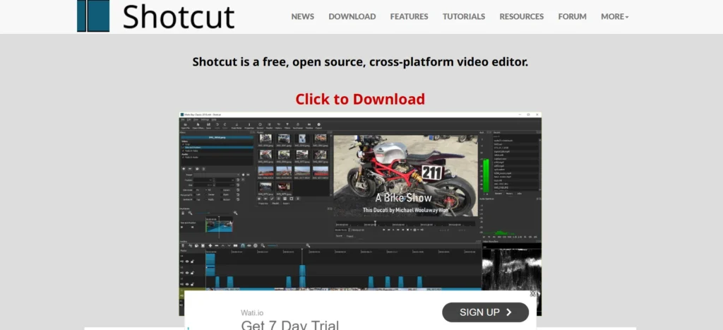 Video Editing Software - Shotcut