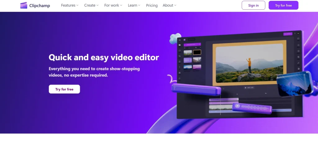 Video Editing Software - Clipchamp