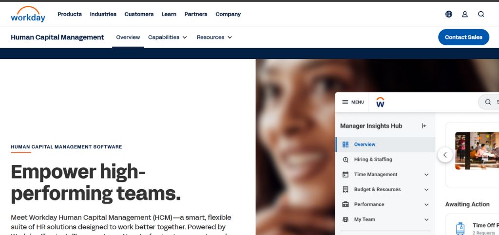 talent management tools- Workday HCM
