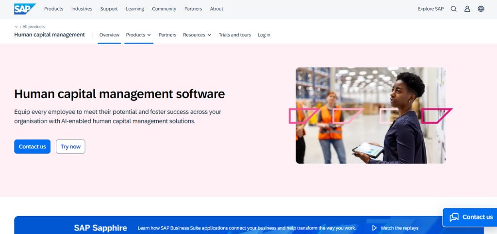 Talent Management Software- SAP SucessFactors HXM