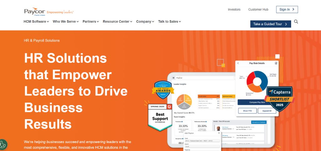 employee management tools- Paycor