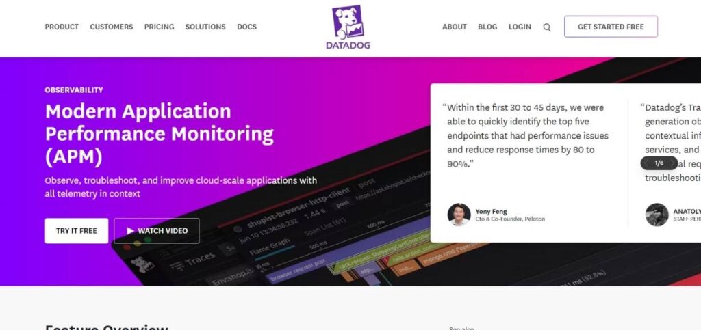 Best Application Monitoring Tools - Datadog
