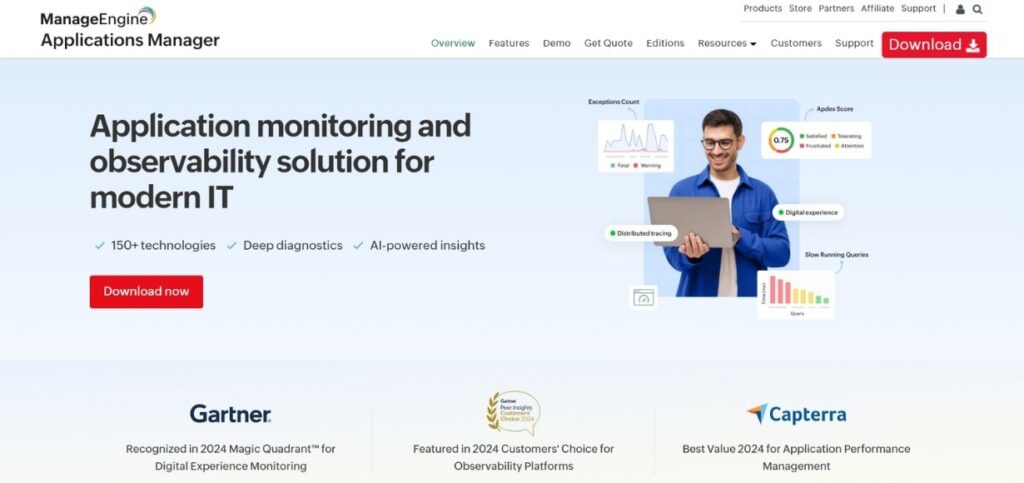 Best Application Monitoring Tools - ManageEngine