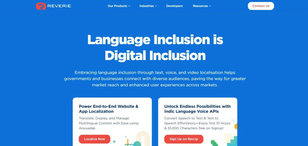Company Owned by Reliance - Reverie Language Technologies