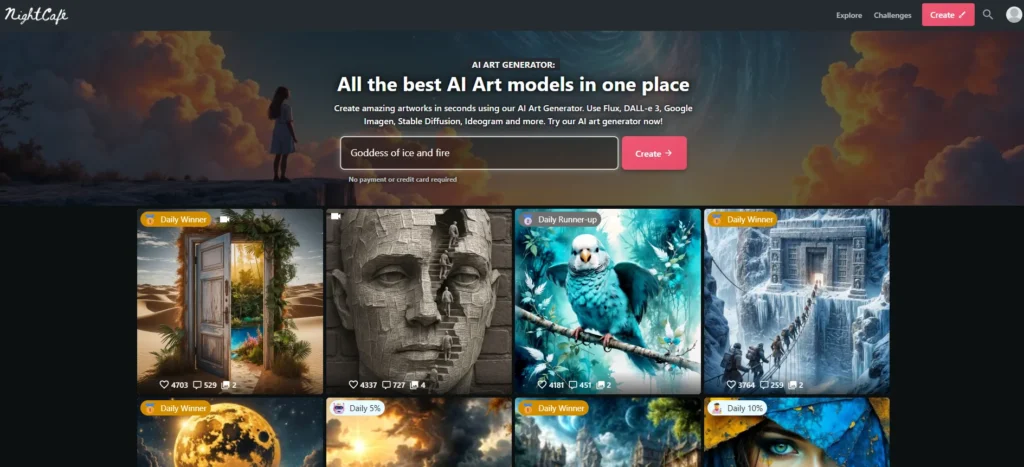AI Image Generator - NightCafe Studio
