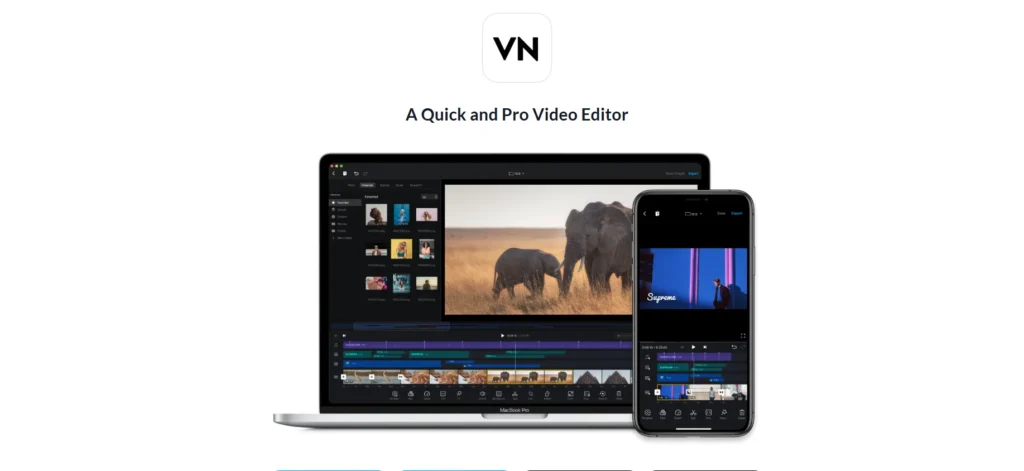 Mobile Video Editing App - VN - Video Editor & Maker