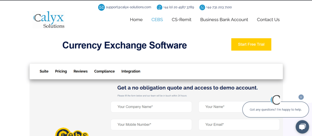 Currency Exchange Software – Calyx Forex Software