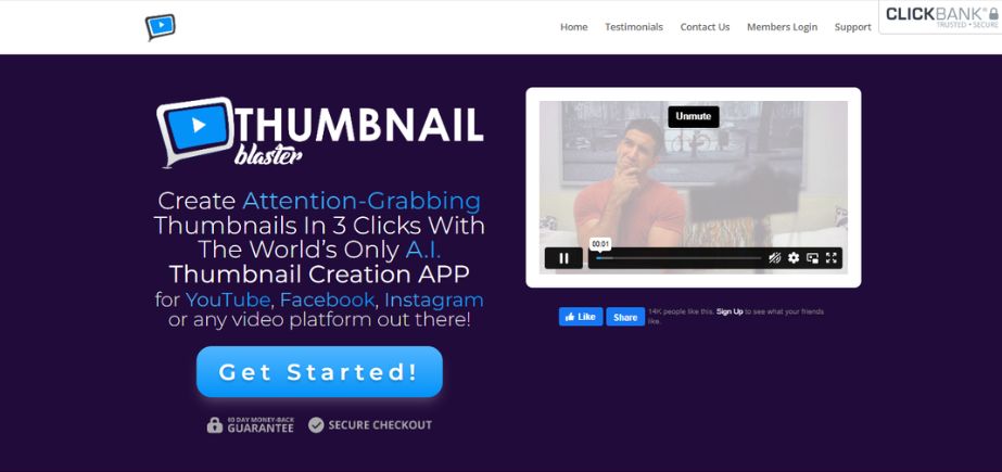 AI Thumbnail Generators - thumbnail blaster