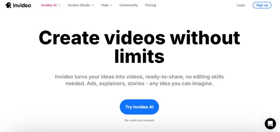 AI Video Generators for Faceless Content - invideo