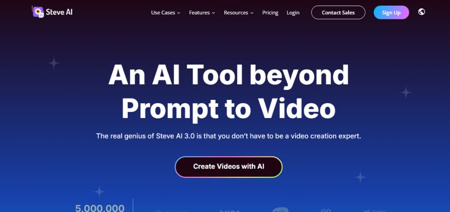 AI Video Generators for Faceless Content - steve.ai