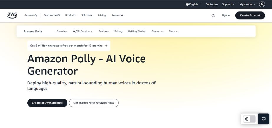 Amazon AI Tools - Polly