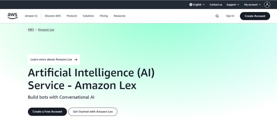 Amazon AI Tools - lex