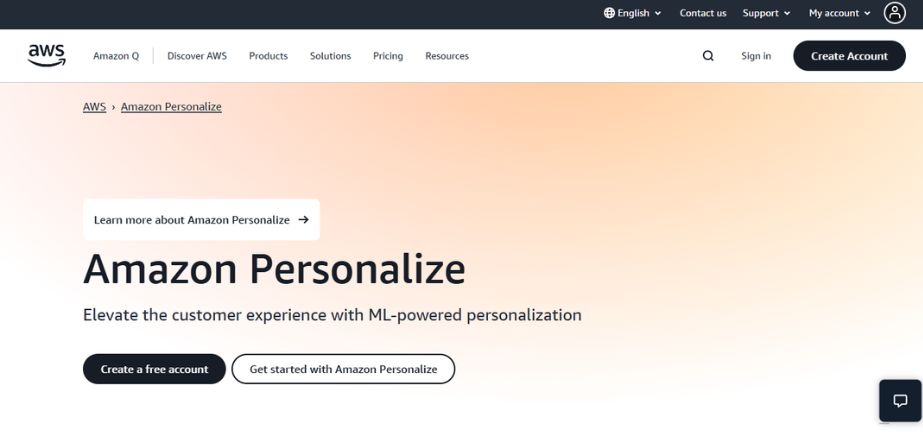 Amazon AI Tools - personalize