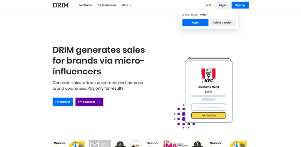 Influencer Marketing Agency in India - DRIM