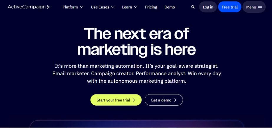 Digital Marketing Tools - activecampaign