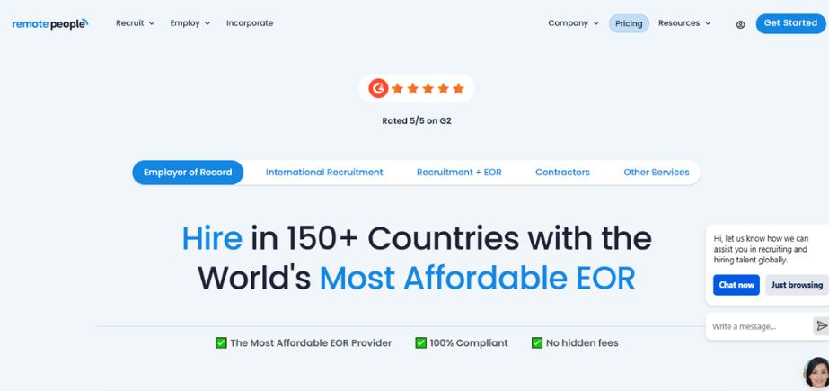 EOR services in the Philippines - Remote