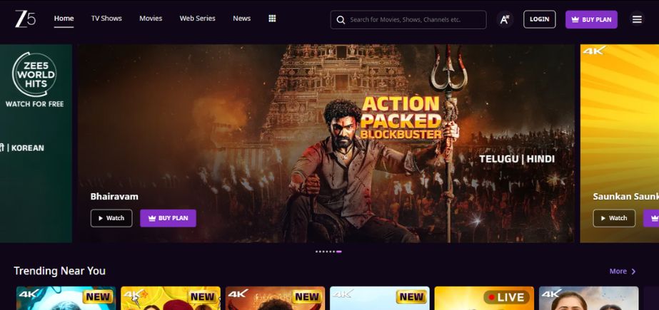 HD Streaming apps - ZEE5