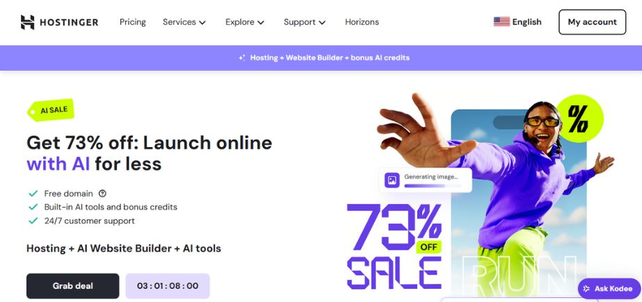 Hosting Providers for High-Traffic Websites - Hostinger