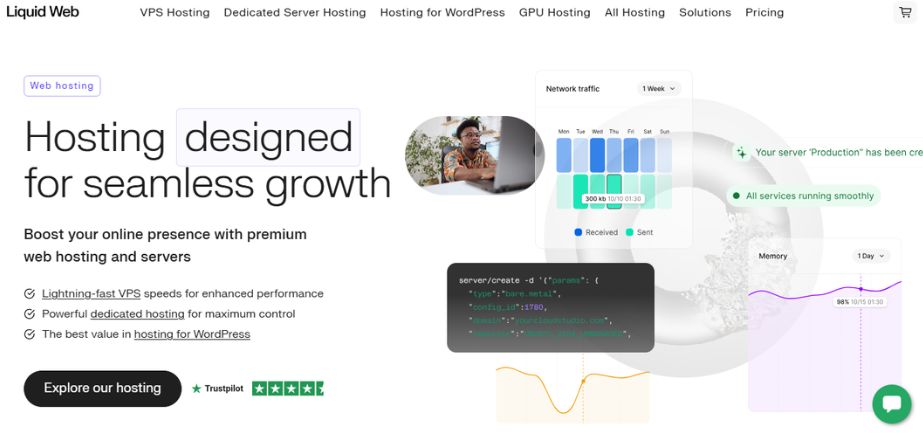 Hosting Providers for High-Traffic Websites - liquid web