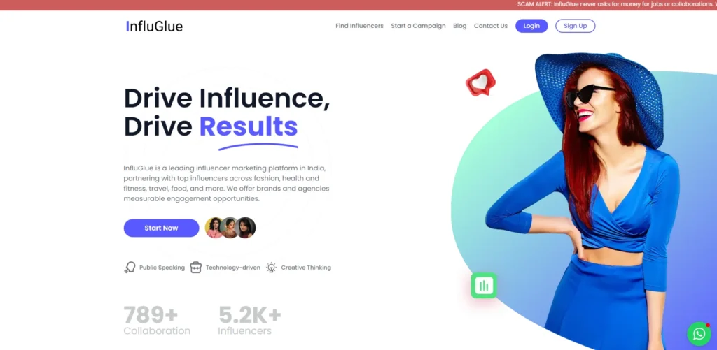 Influencer Marketing Agency in India - InfluGlue