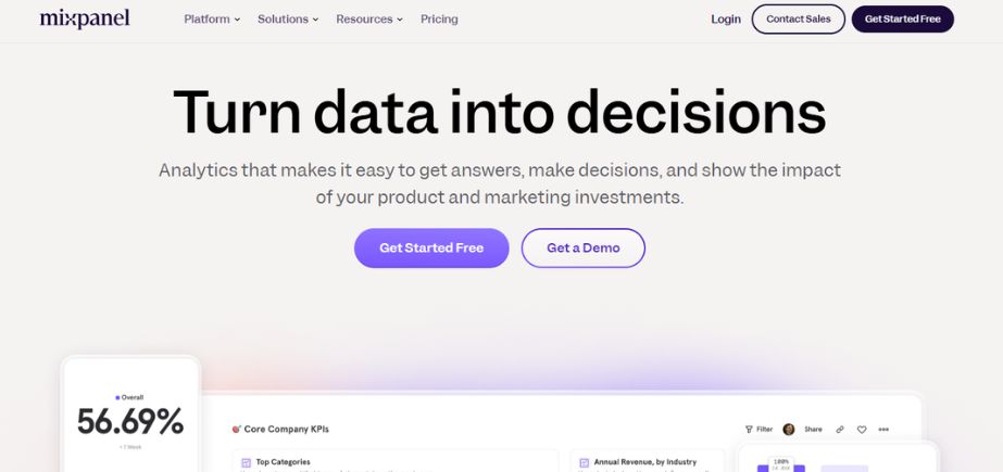 Marketing Analytics Platforms - MIXPANEL