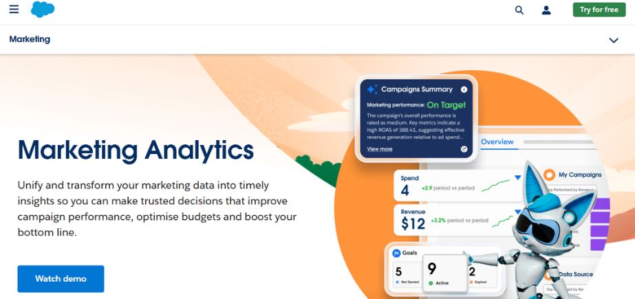 Marketing Analytics Platforms - salesforce