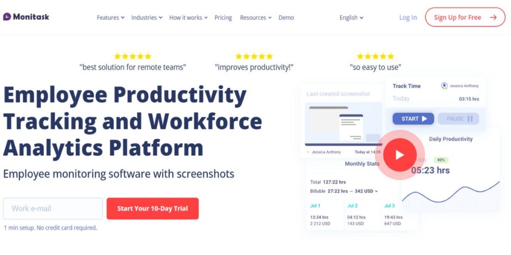 remote desktop monitoring software for employees