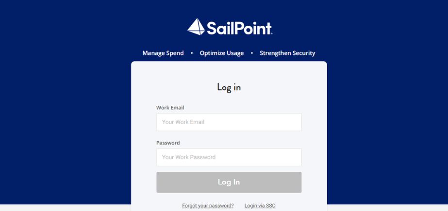 SaaS Management Software - intuit sailpoint