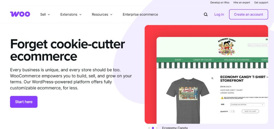 Shopify Alternatives - woocommerce