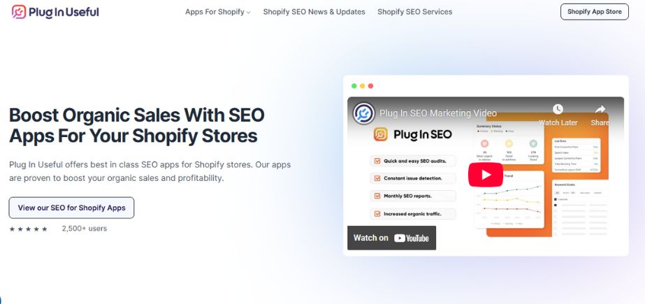 Shopify SEO Tools - pluginuseful
