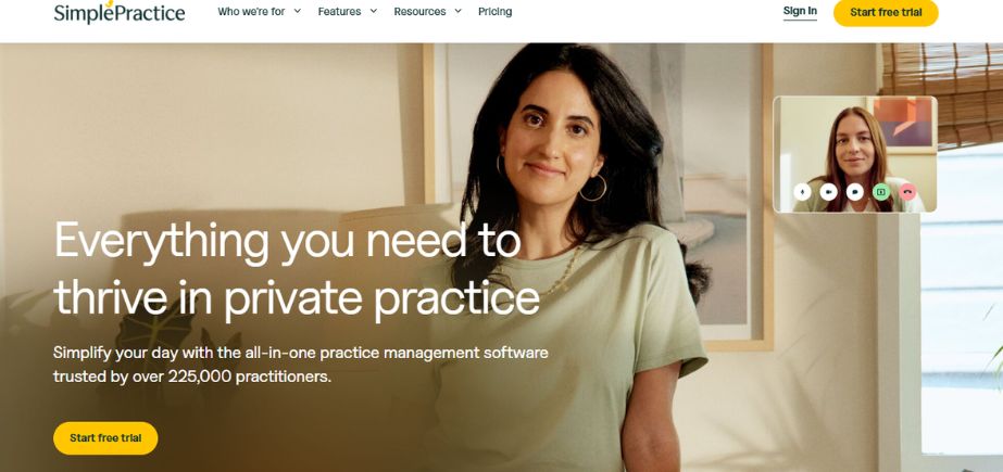 Virtual Consultation Platforms - simplepractice