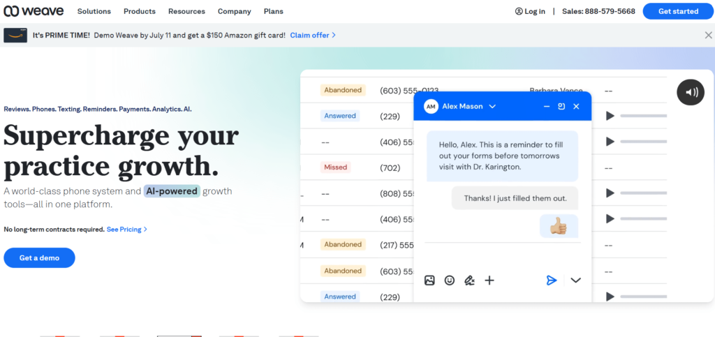 Healthcare Marketing Tools - Weave