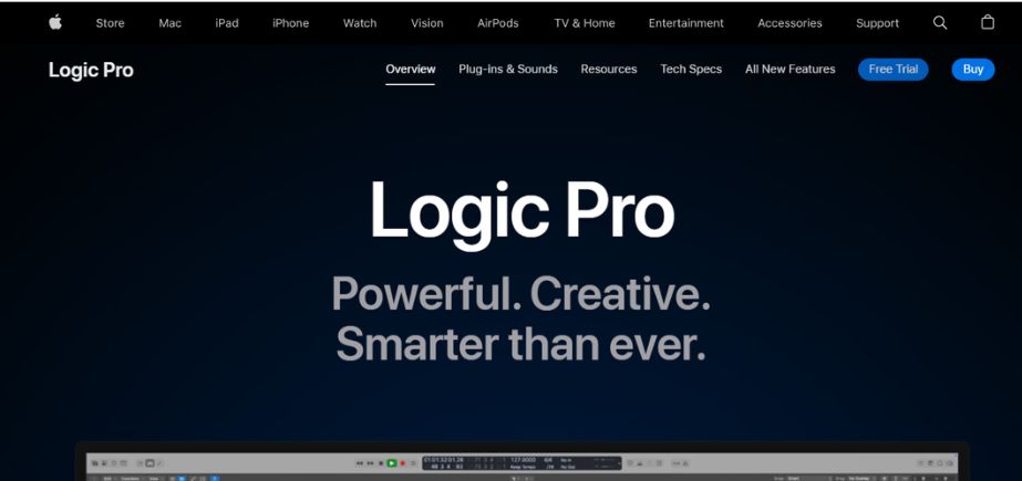 podcast editing software - logic pro