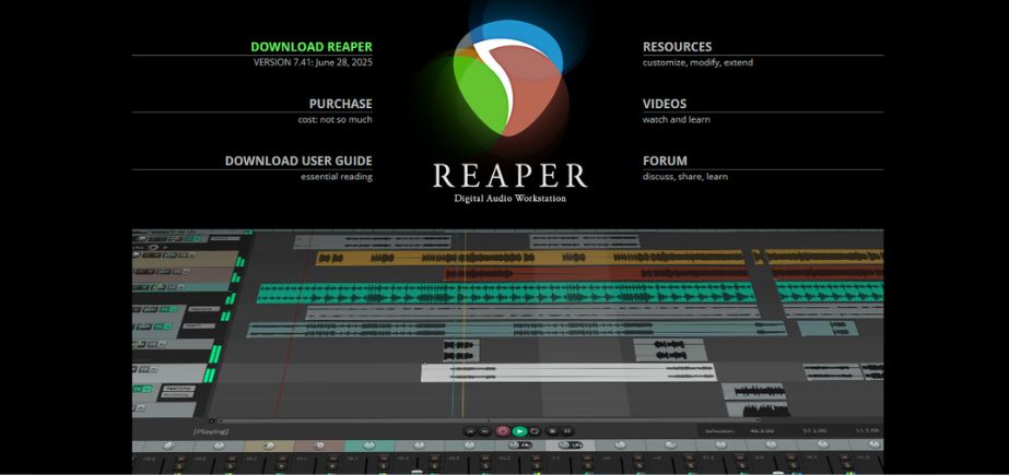 podcast editing software - reaper