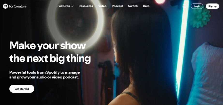 podcast editing software - spotify