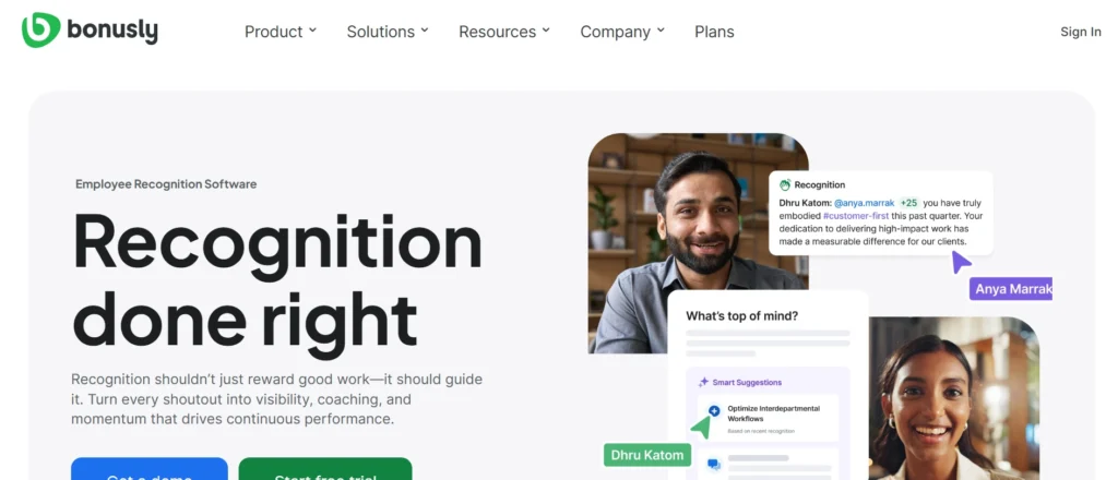Employee Recognition Software – Bonusly

