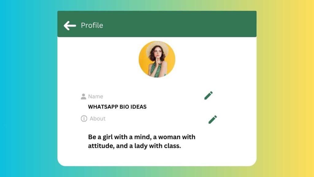 WhatsApp Bio Ideas