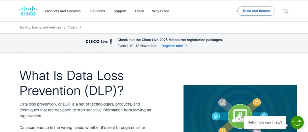 Data Loss Prevention Software - Cisco Secure DLP