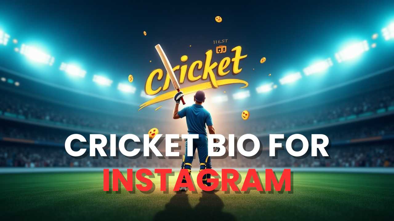 Cricket Bio for Instagram