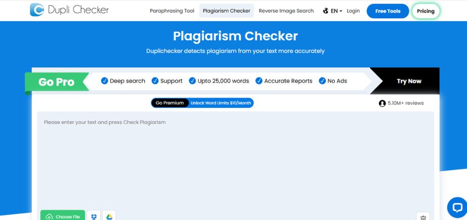 plagiarism checker tools - Duplichecker
