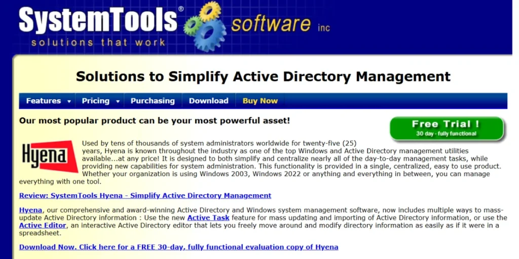 Free Active Directory Tools
