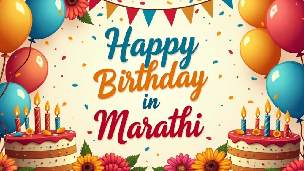 Happy Birthday Wishes in Marathi