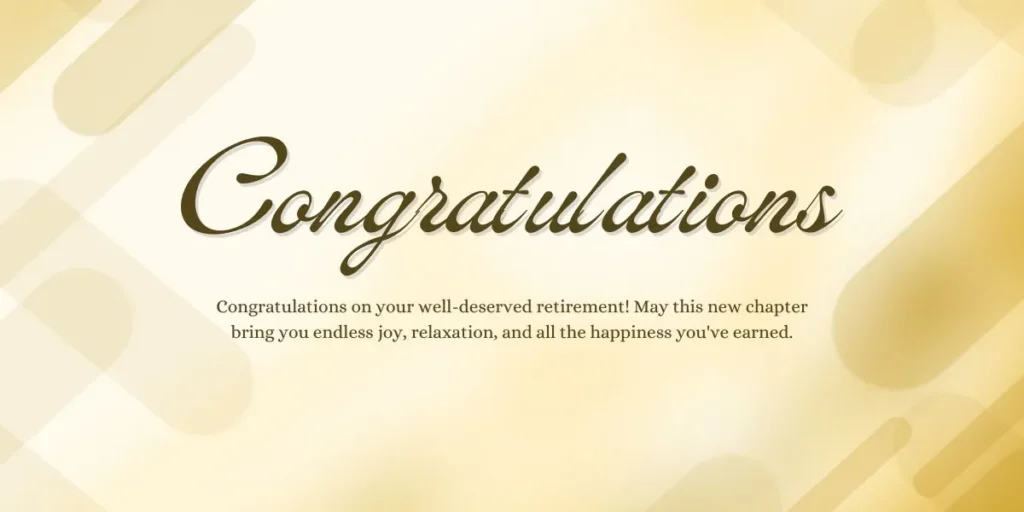 Happy Retirement Wishes