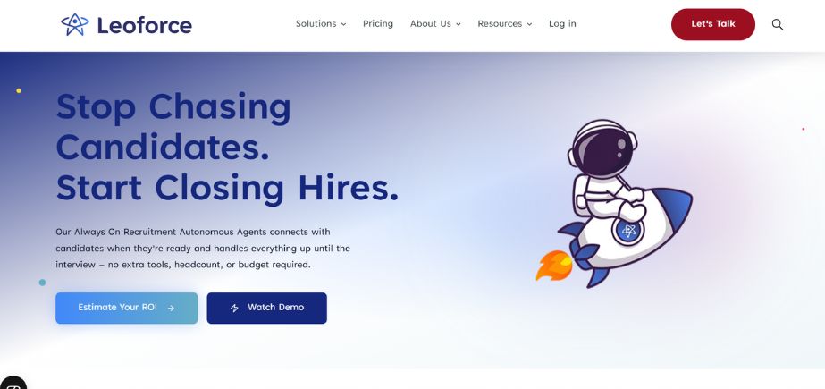 AI Recruiting Tools - Leoforce