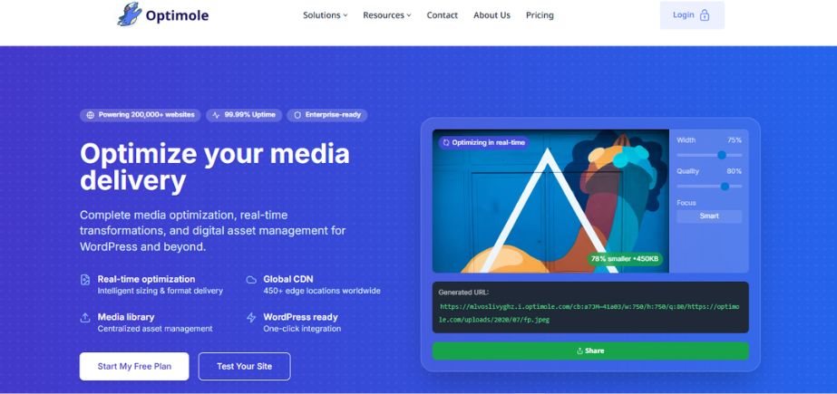 Product Image Optimization Tools - optimole