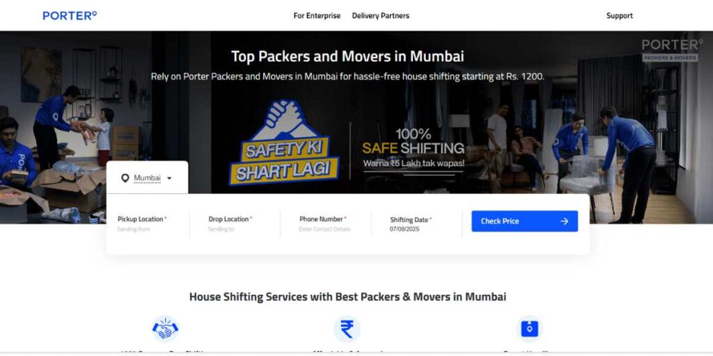 Packers and Movers in Mumbai
