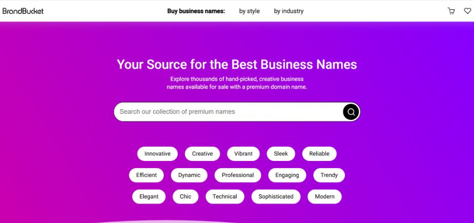 AI Business Name Generators - brandbucket