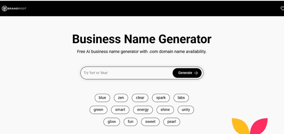AI Business Name Generators - brandroot