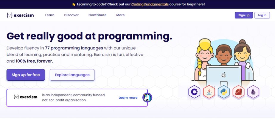 Coding Platforms - exercism
