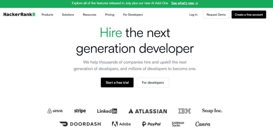 Coding Platforms - hackerrank